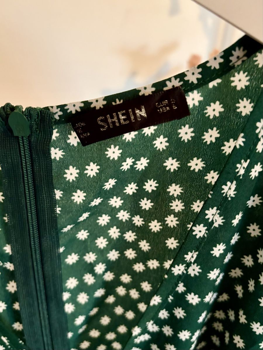 Shein Vestiti: Kleid lang, grün S – Usato da Winterthur venduto da adanufer 2