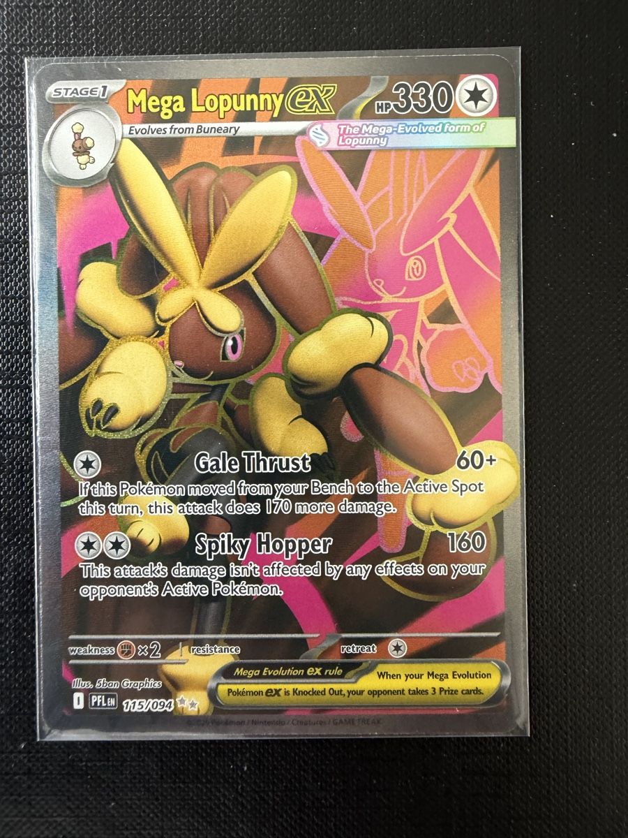 Pokémon Sammelbilder & Trading cards: Mega Lopunny ex #115 PFL EN – Neu (gemäss Beschreibung) aus Savigny von Matgab94