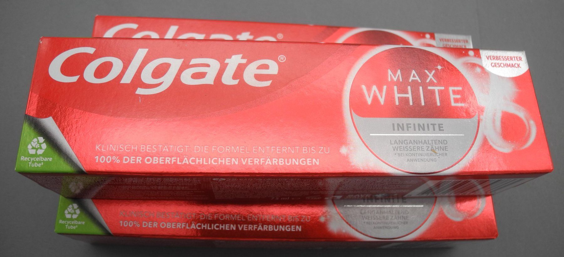 Cura dei denti: 3 x Zahnpasta Colgate Max White, Nr. k91 – Nuovo e nell'imballaggio originale da Kottwil venduto da Crazyrolf 1