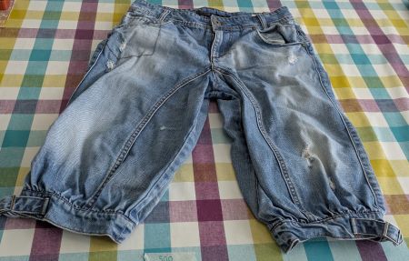 ONLY Jeans Knickerbocker W27 3/4 Capri Hose Baggy Cut