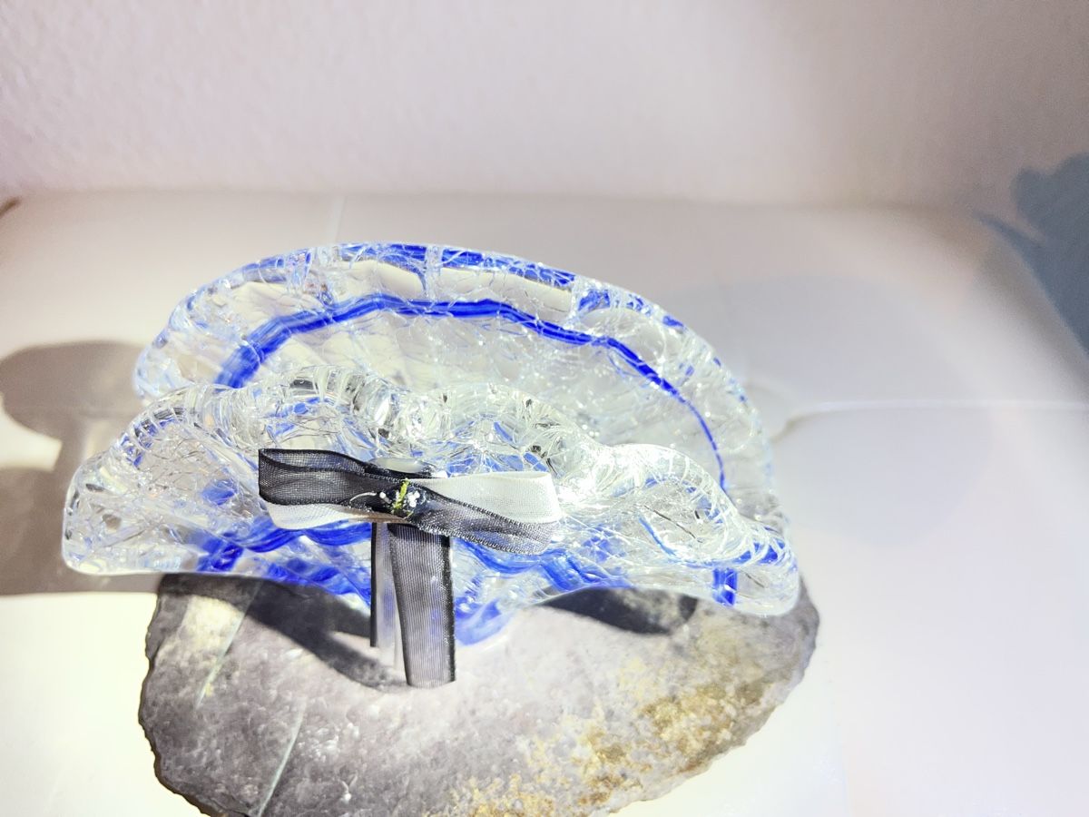 Verres: Serviettenhalter aus Crackling-Glas – Neuf avec emballage d'origine à Männedorf par Maru83 3