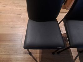 Essstühle schwarz 6 Stück
