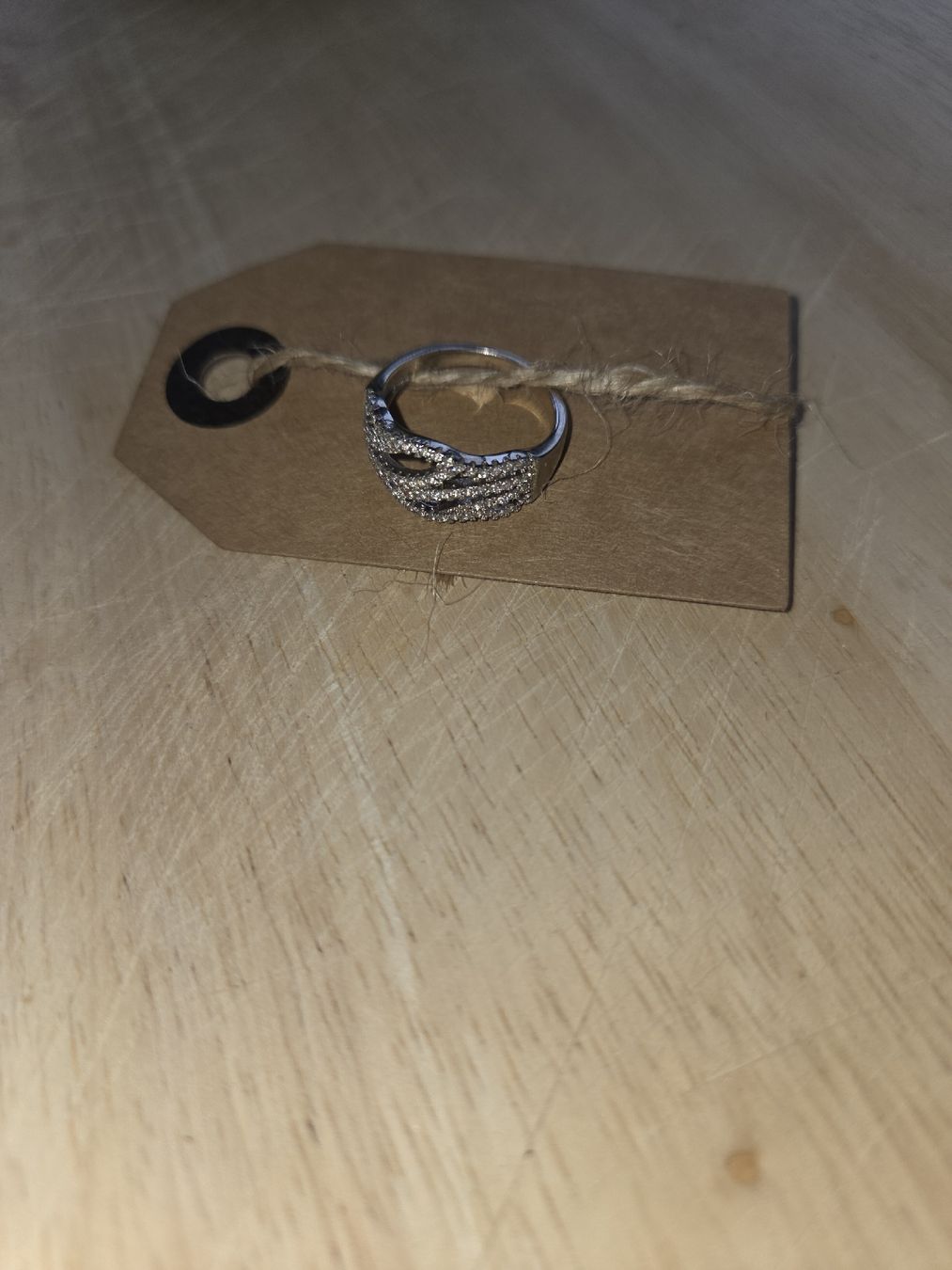 Anelli: Bague élégante, sertie de zirconiums – Usato da Brügg BE venduto da man_xyd9