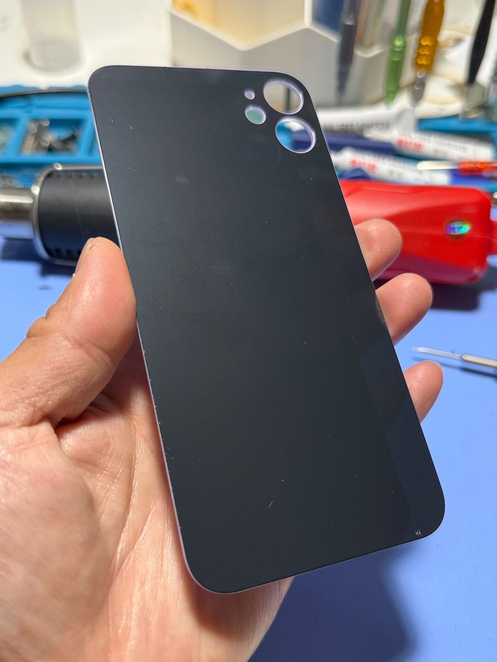 Apple Telefoni cellulari / Smartphones: VITRE ARRIÈRE IPHONE 11 violet (AVEC LOGO) – Nuovo e nell'imballaggio originale da Morges venduto da DA-repa 1