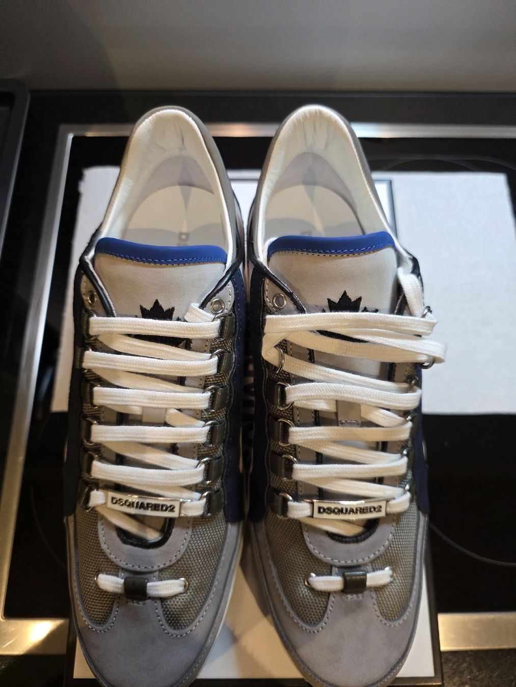 Dsquared2 Scarpe da uomo: DSQUARED2 Runner Turnschuhe Gr. 42 Herren Leder neu + Box – Nuovo e nell'imballaggio originale da Hägendorf venduto da bue_58km 5