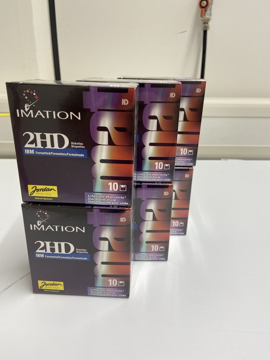 Dischetti: IMATION 2HD Disketten IBM-formatiert, 100 Stück, Original – Nuovo e nell'imballaggio originale da Alpnach Dorf venduto da elMulax