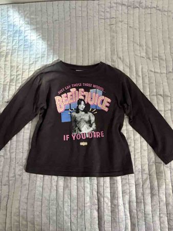 Pull Zara Beetlejuice Fille Noir Taille 130