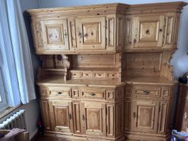 Holzschrank Kiefer+Eck-Kasten(EINZELSTÜCK)