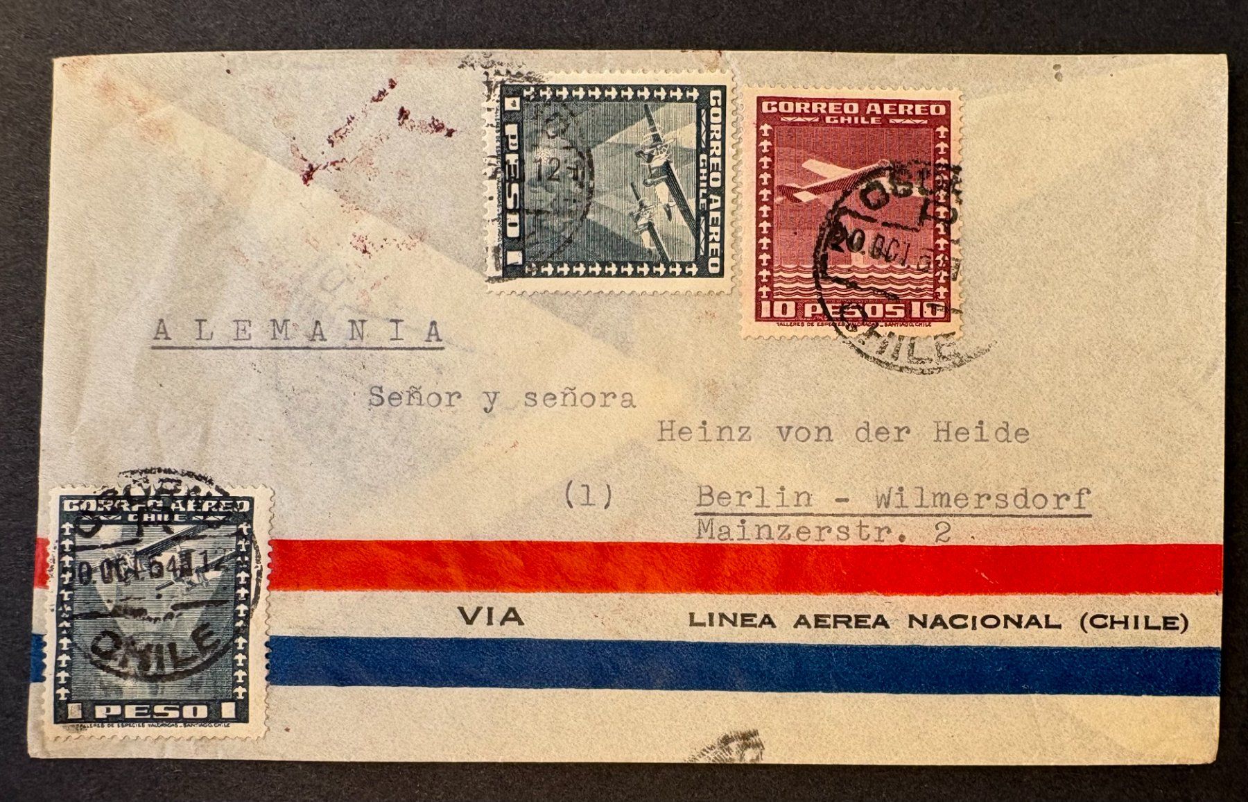Tous les timbres: BRIEFUMSCHLAG CHILE – D'occasion à Ostermundigen par wini63
