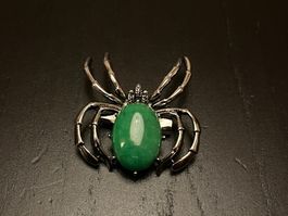 Amulett/ Brosche Spinne 2 in 1