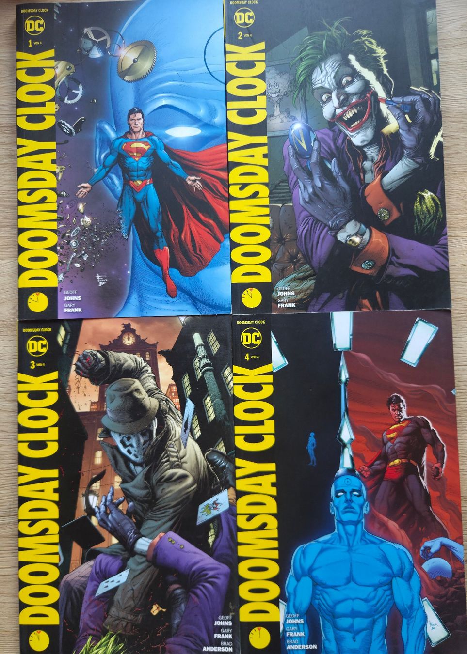 BD: DC Comics Doomsday Clock 1-4 Deutsch Komplett – D'occasion à Ersigen par steven0110