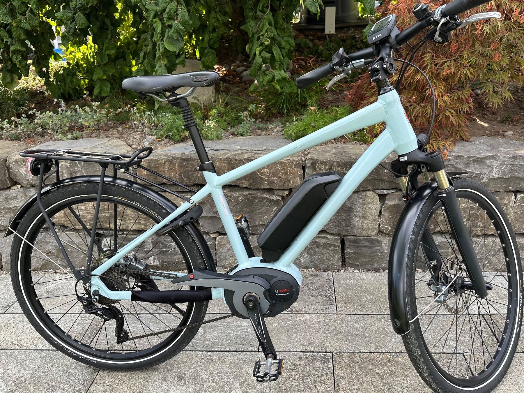 Ibex Biciclette: Damen E-Bike IBEX milch-blau – Usato da Grosshöchstetten venduto da urs_qsb2