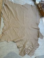 Leder Haut Beige/Natur, ideal für Basteln, Nähen etc.