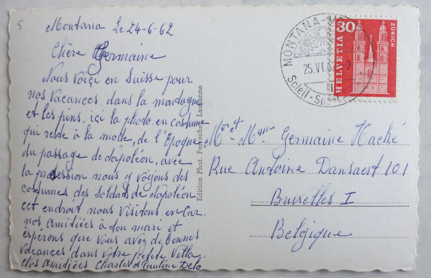 Cartoline postali: En Valais – Usato da Fétigny venduto da Billy2miny 1