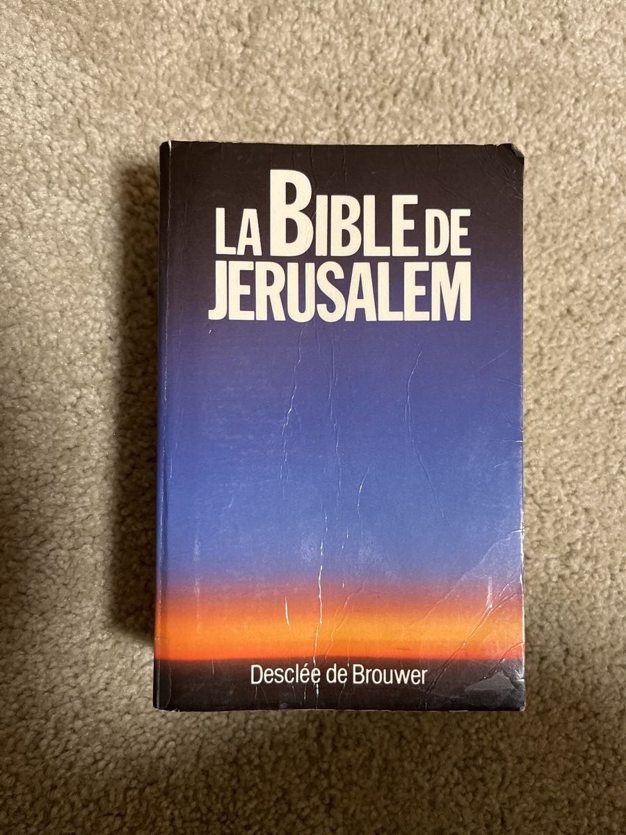 Livres: La bible de Jérusalem – D'occasion à Villars-Bramard par dadesc