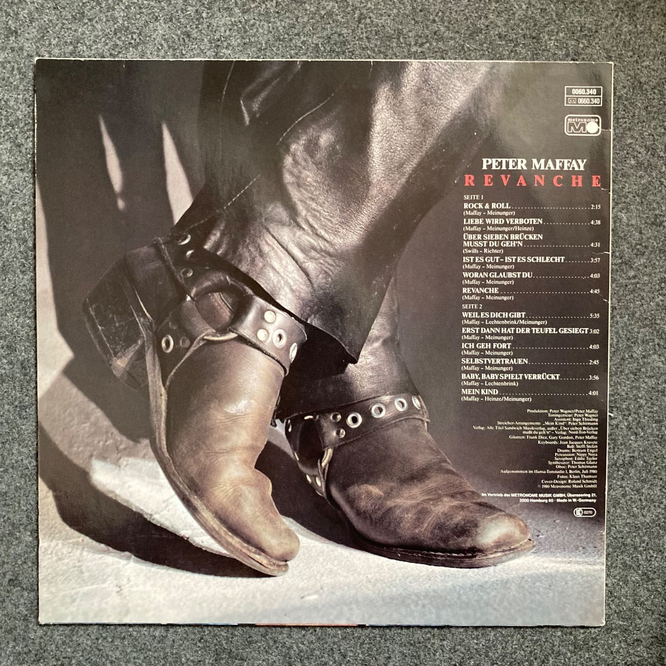 Dischi in vinile: Peter Maffay – Revanche - LP - 1979 – Usato da dachsen venduto da oheio 1