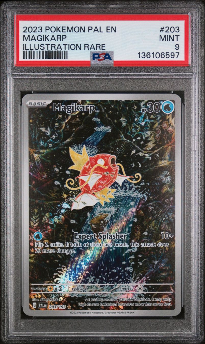 Pokémon Carte collezionabili: PSA 9 Magikarp 203/193 EN – Usato da Obergerlafingen venduto da collector-shop.ch