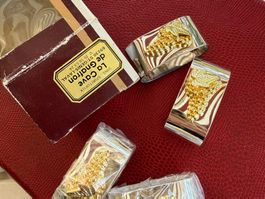 4 schöne Servietten Ringe / Tischdeko / neu!
