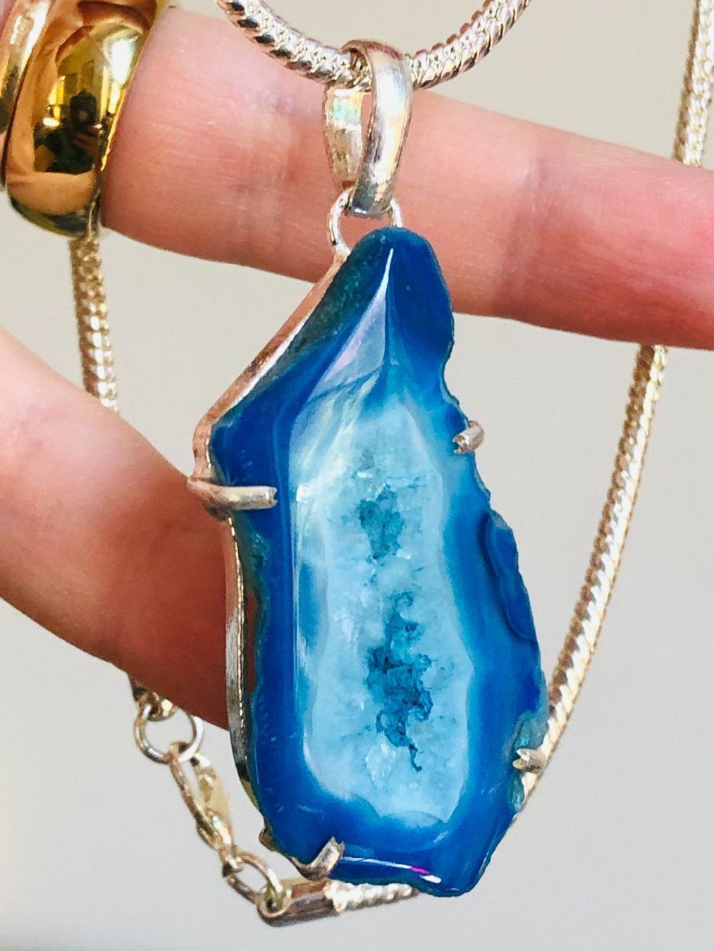 Catenine: Solar Quartz Druzy Ethenic Jewelry – Nuovo e nell'imballaggio originale da Genève venduto da AGBERG 7