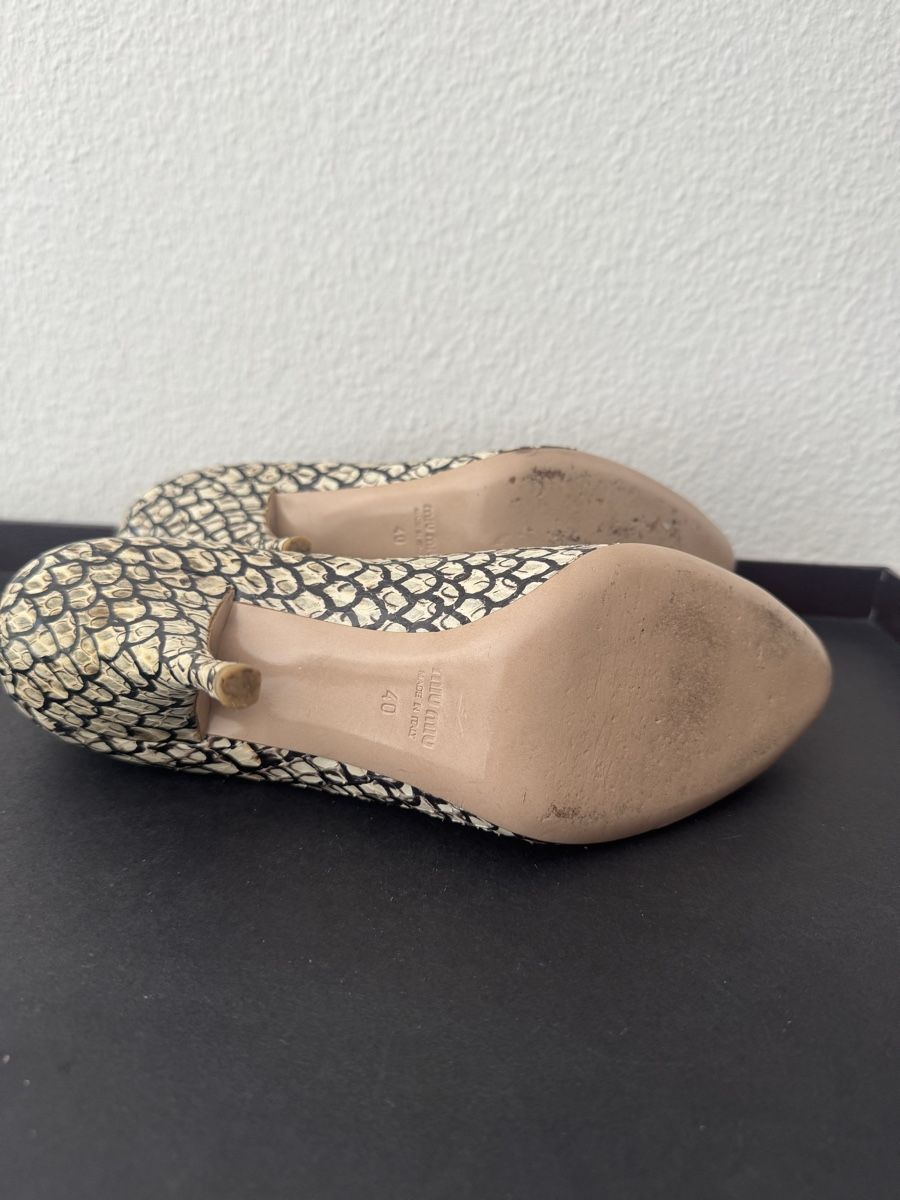 Miu Miu Chaussures femmes: Pumps Miu Miu Schlangenmuster – D'occasion à Benglen par Dormiglione 4
