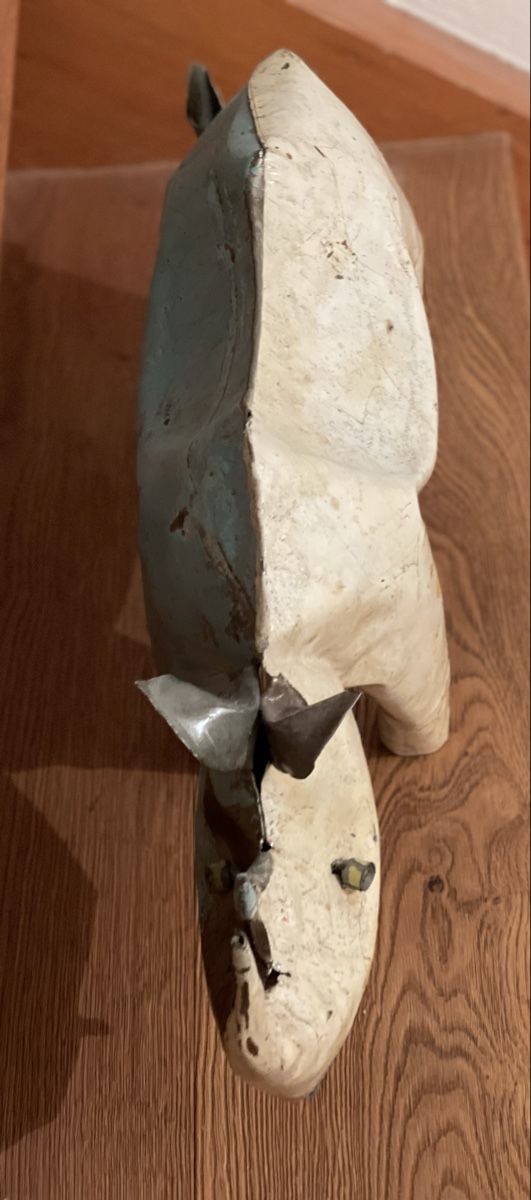 Tutte le decorazioni: Deko-Figur Nashorn aus Blech  – Usato da Schaffhausen venduto da marakesch41 2