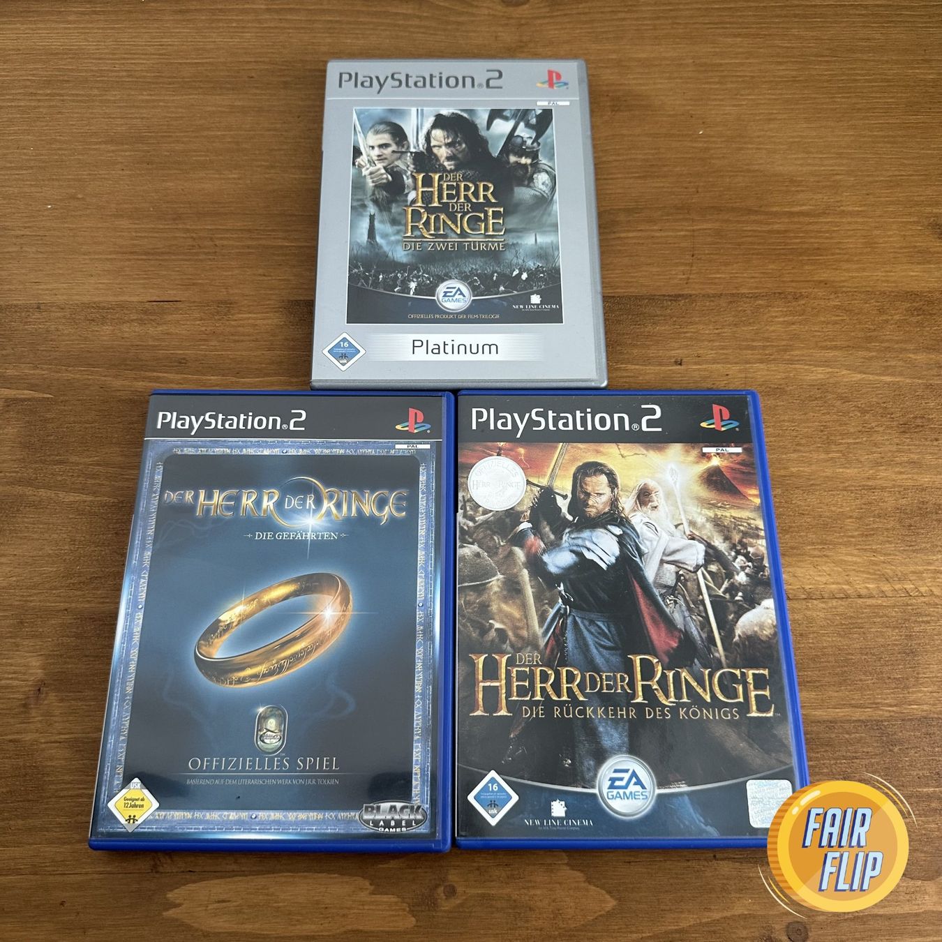Giochi: PS2 Herr der Ringe Trilogy 3 Spiele – Usato da Luzern venduto da fairflip