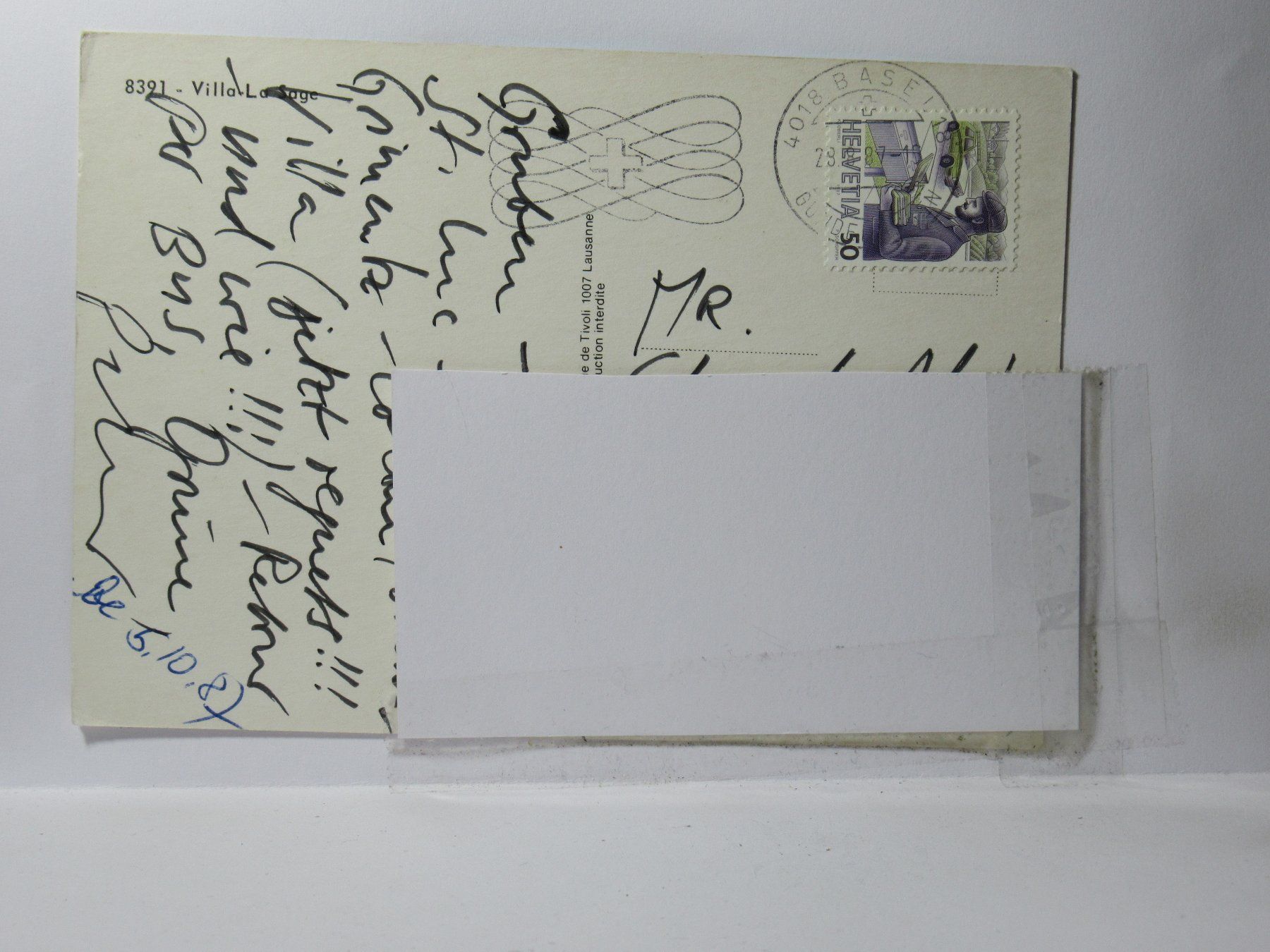 Cartes postales: Villa - La Sage  1987 – D'occasion à Grenchen par Bluemchen1900 1