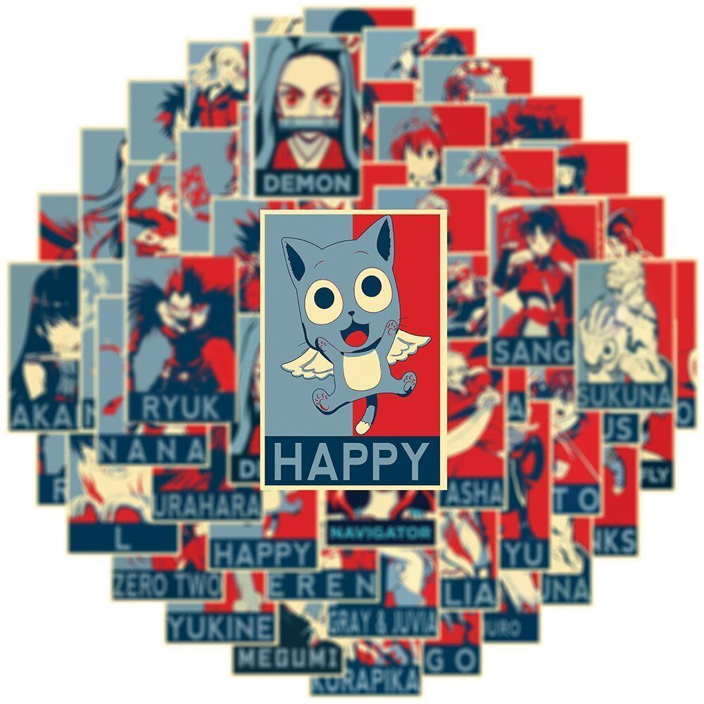 Sticker: 50 stk. Anime Aufkleber – Nuovo e nell'imballaggio originale da Uerkheim venduto da Kaufoption 1