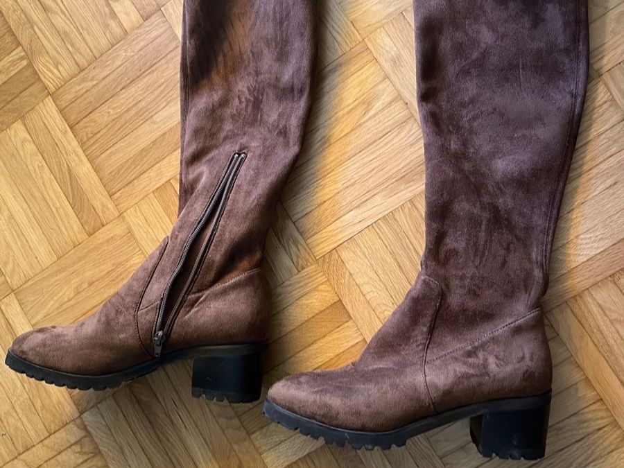 Scarpe da donna: Stiefel Elastisch Braun – Nuovo (secondo la descrizione) da Dübendorf venduto da NissanCC