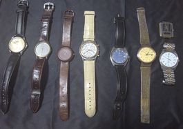 Lot de 7 montres Tissot pour homme