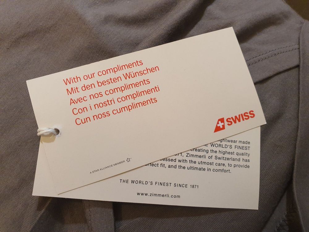 Pyjama for Swiss International Airways First Class - S (Neu (gemäss ...