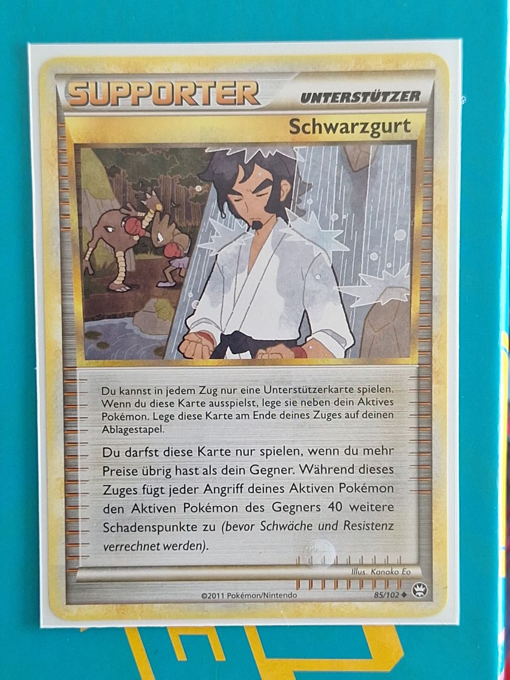 Pokémon Carte collezionabili: Schwarzgurt - Pokemon Triumph - Boosterfrisch – Usato da Altstätten SG venduto da GGsGameshop