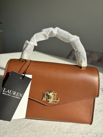 Lauren Ralph Lauren „Farrah“ Handtasche Neu braun