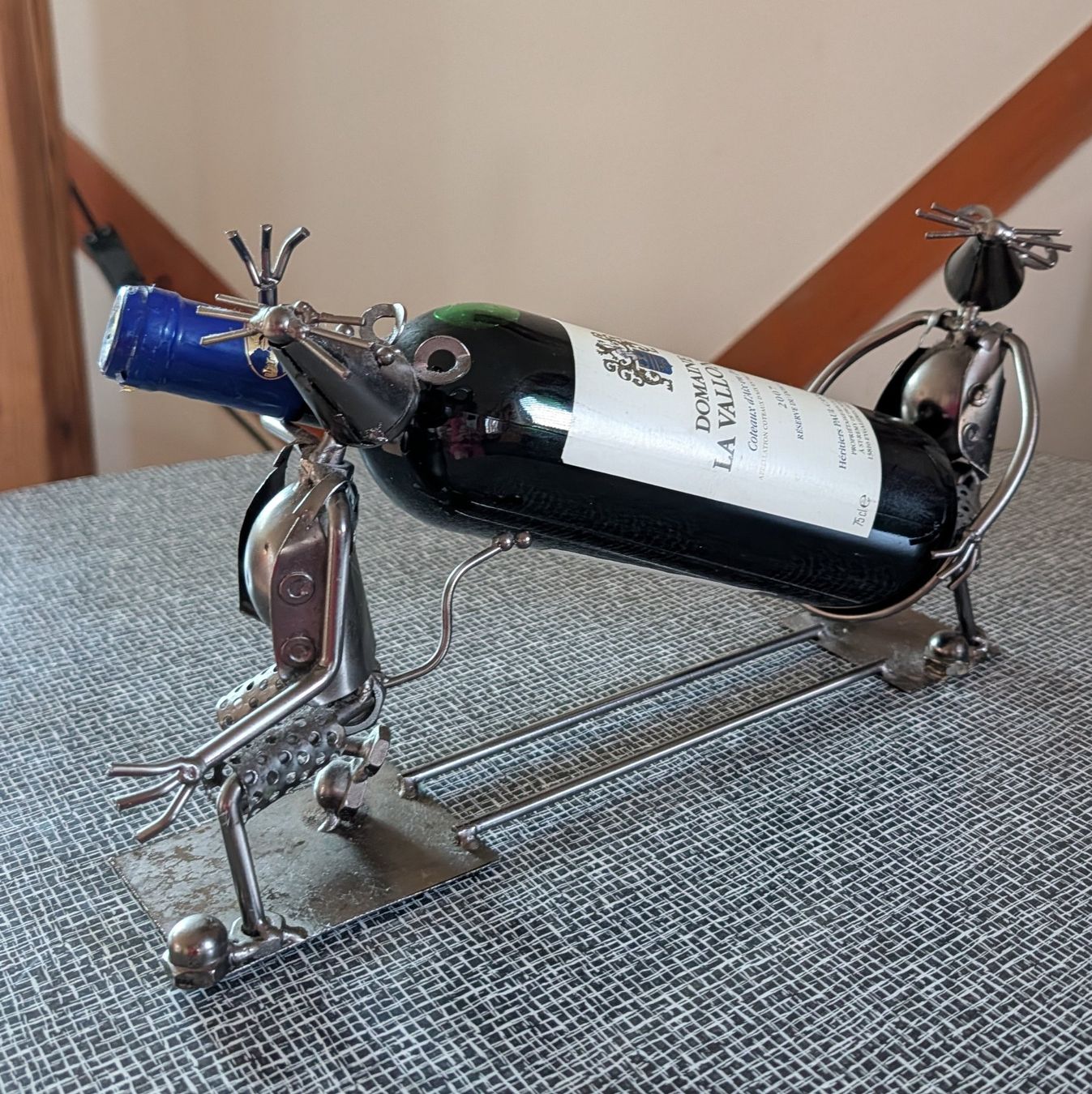 Portabottiglie: Flaschenhalter Mäud Metall Design Deko – Usato da Nänikon venduto da Haexli_70 1