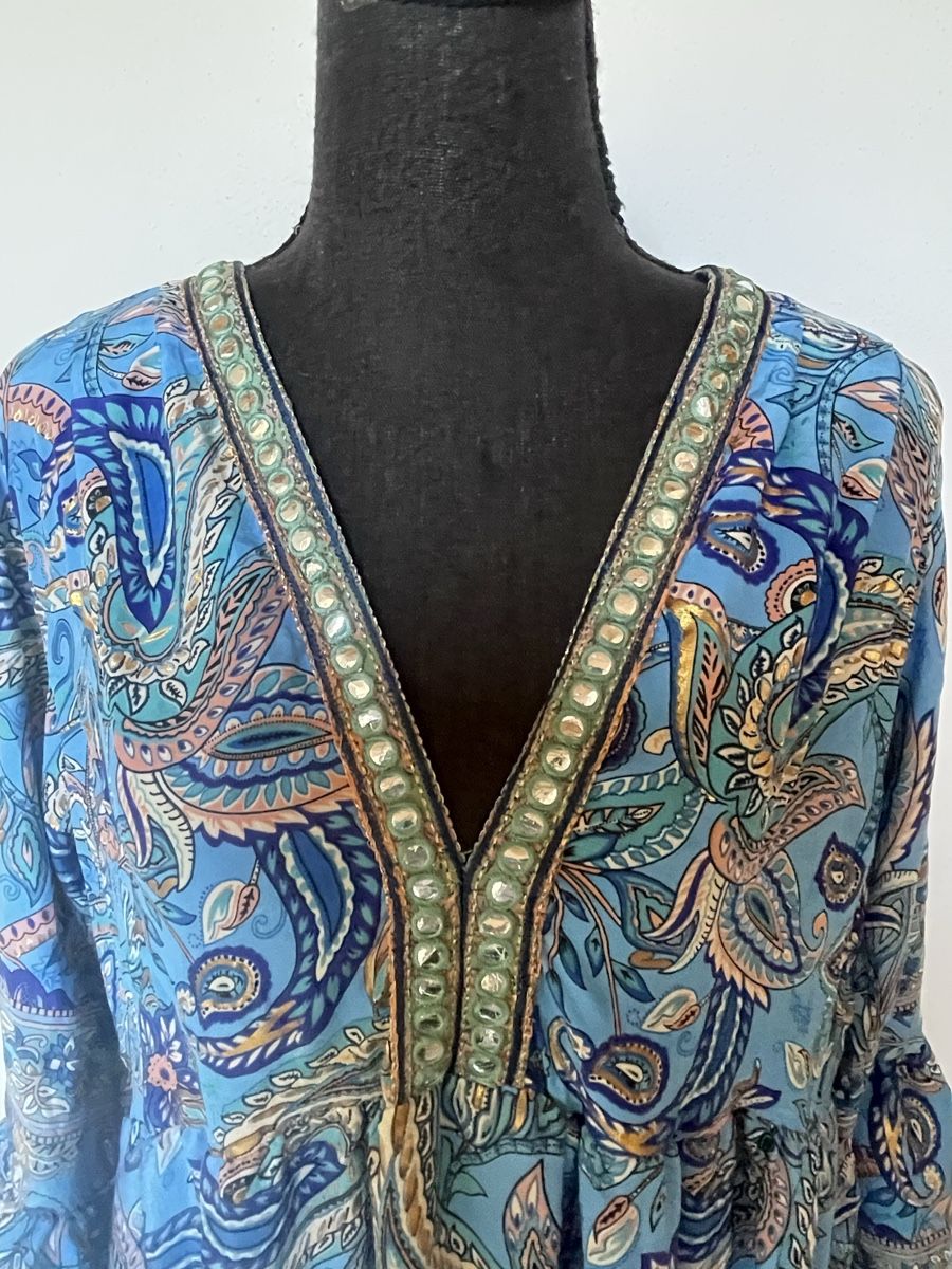 Vestiti: Boho Maxikleid aus Kunstseide – Nuovo (secondo la descrizione) da Sigriswil venduto da ck56 2