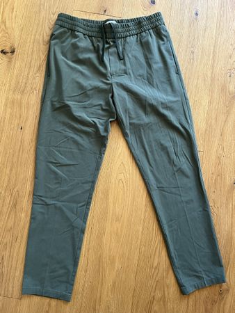 Samsøe Samsøe Freizeit Hose, Grösse L, olivgrün