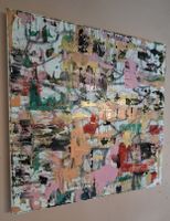 Abstraktes Bild auf 40×40 handmade