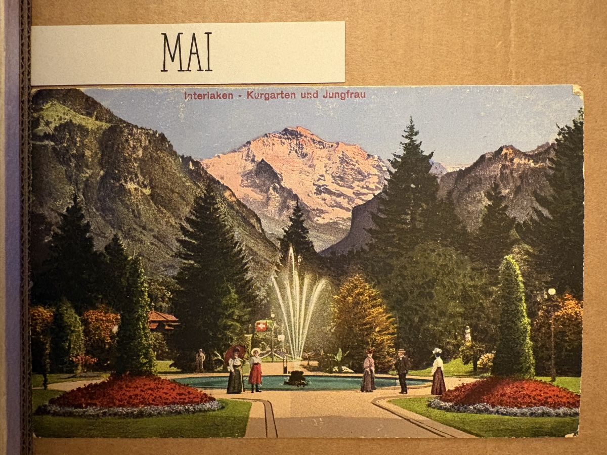 Cartoline postali: AK von Interlaken / Jungfrau – Usato da Rümlang venduto da Kartenpost1