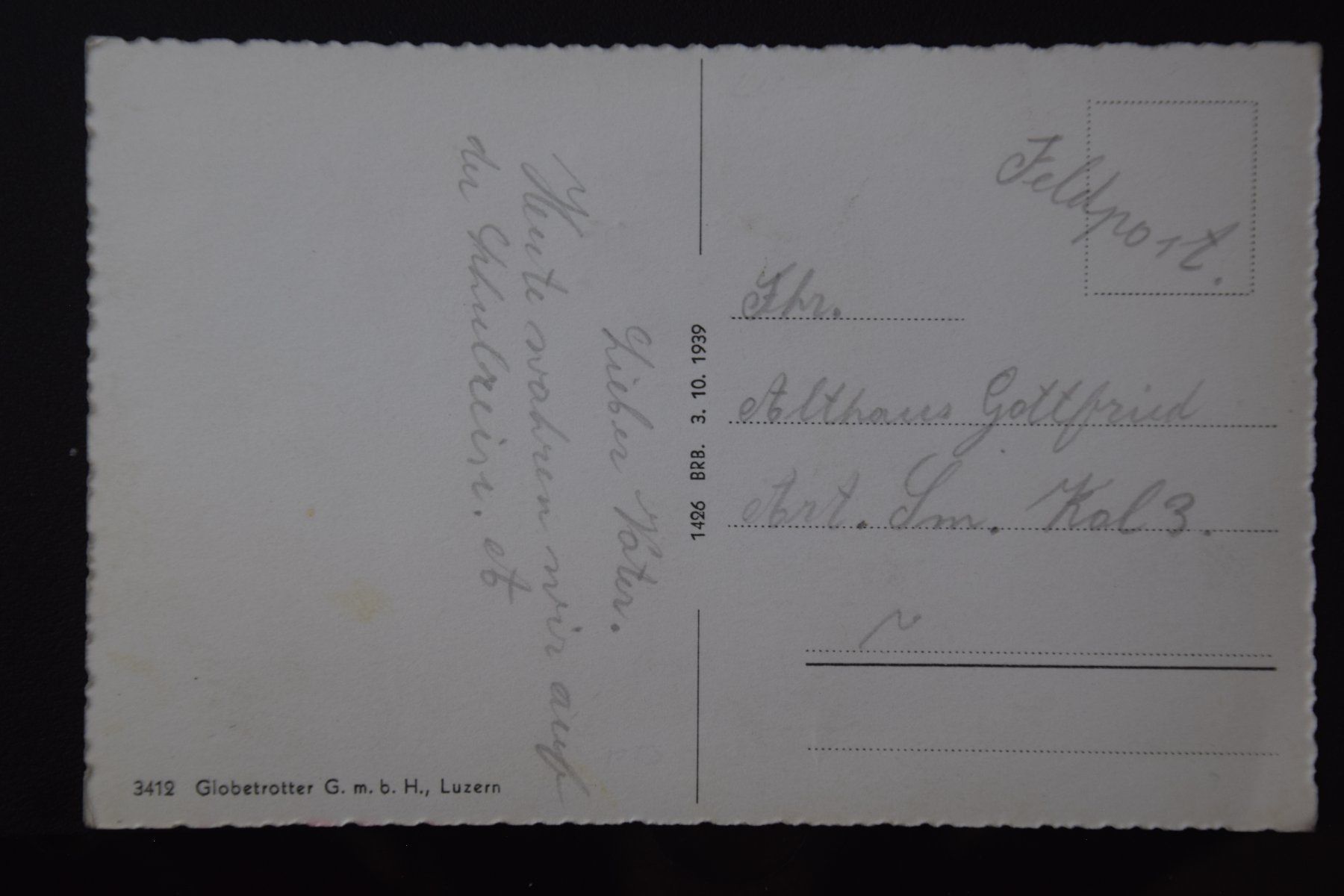 Cartes postales: AK Luzern, Rest. Dietschiberg – D'occasion à Luzern par CH2018 1