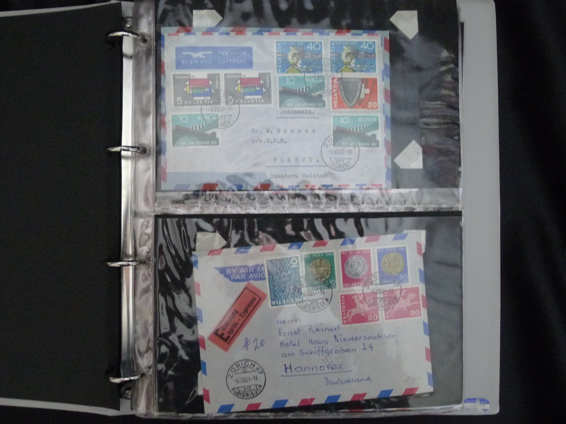 Alle Briefmarken: Flugpost Sammlung mit 46 Bildern ab Fr. 1.- – Gebraucht aus Dagmersellen von q1w2e3r4 3