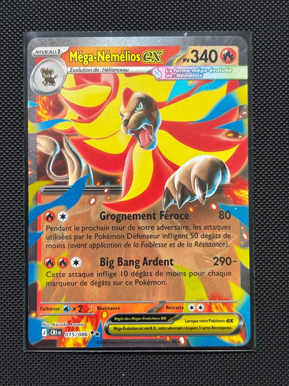 Pokémon Carte collezionabili: Fr - Méga-Némélios Ex 015/086 - Pokémon – Nuovo (secondo la descrizione) da Neuchâtel venduto da caraadrynn