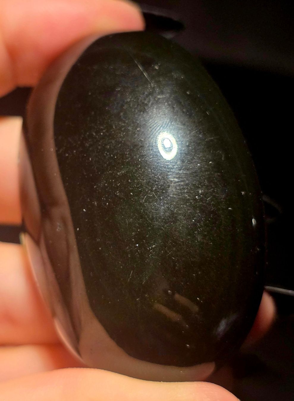 Minerali & Pietre curative: Regenbogen Obsidian Handschmeichler 66g – Nuovo e nell'imballaggio originale da Matzingen venduto da Shay_Crystalz 1