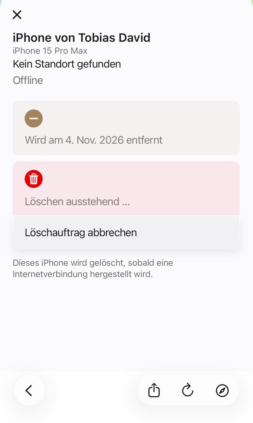 Apple Handys / Smartphones: Apple iPhone 15 Pro Max schwarz Defekt  – Gebraucht aus Bern von TC97 4