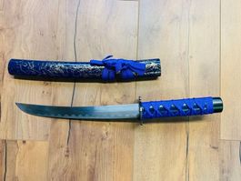 Wakizashi Katana Schwert Tanto BLAU 50cm NEU