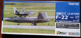 Modellbausatz von Tomytec U.S. Air force F-22 1:144