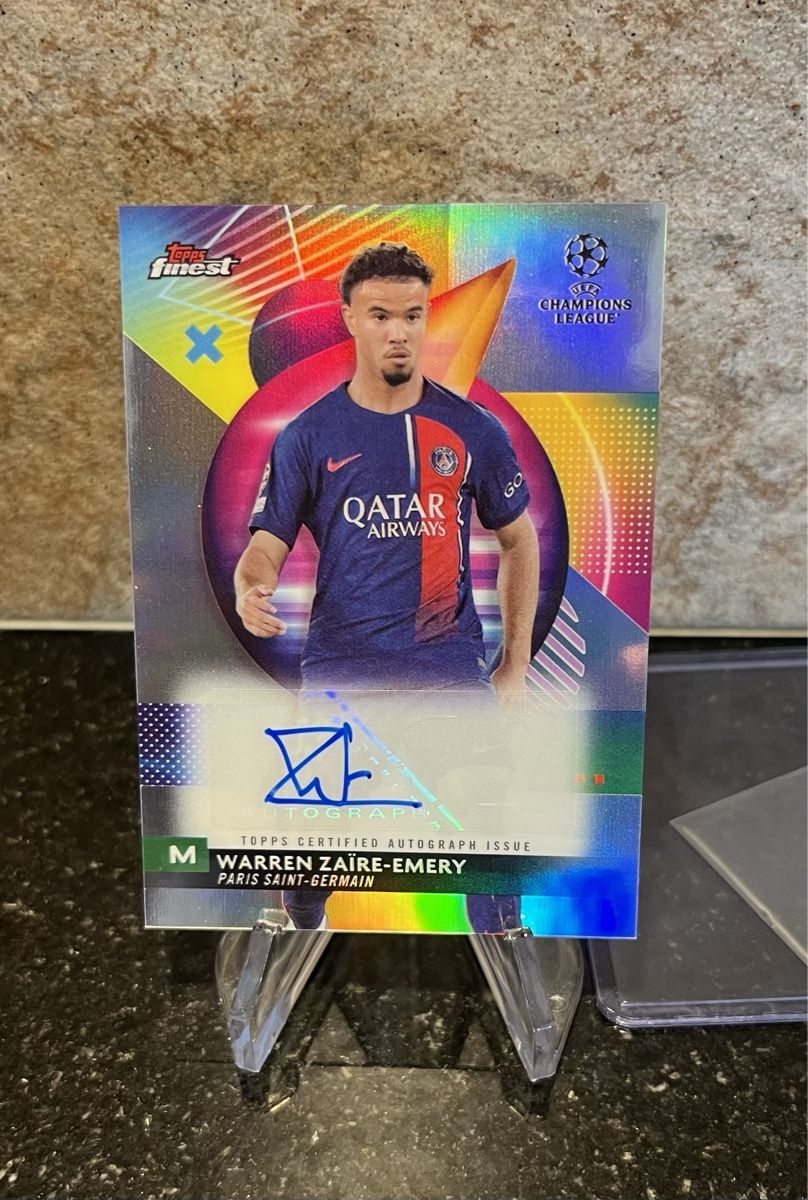 Topps Carte collezionabili: Topps UEFA Warren Zaire-Emery Auto – Usato da Moudon venduto da AndreSR89