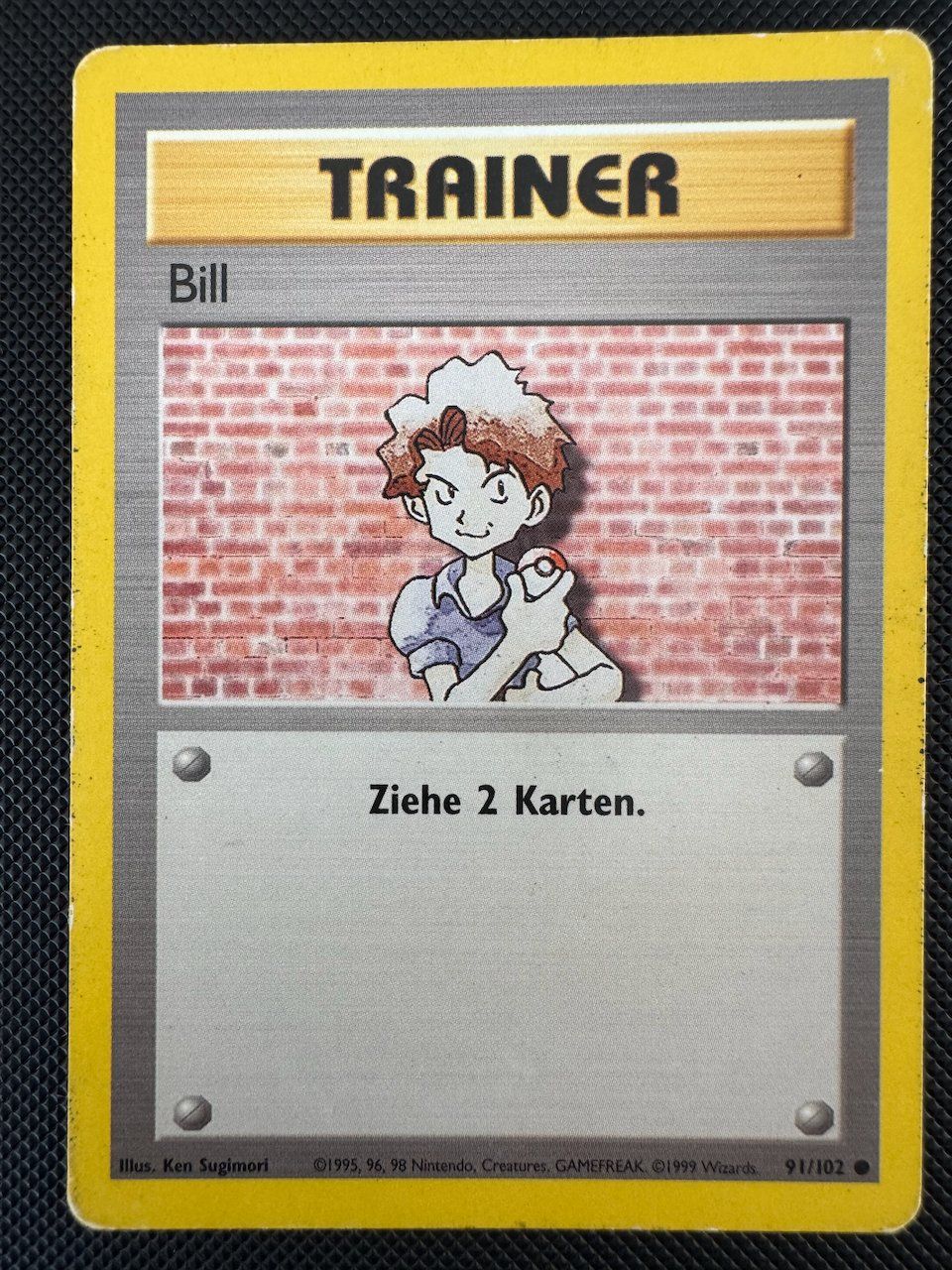 Pokémon Sammelbilder & Trading cards: Bill Pokémon Base Set DE 91/102 – Gebraucht aus Dübendorf von d_h_dlr5