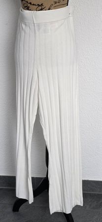 H&M Strickhose,  Cremeweiss, Grösse XL Top!