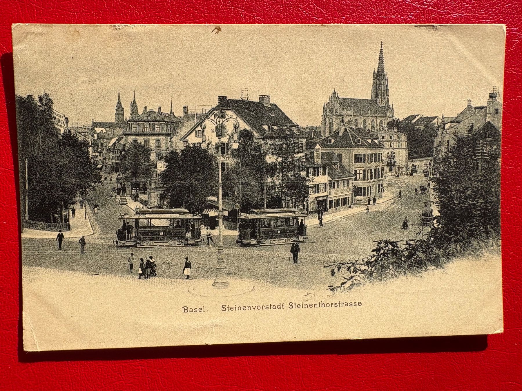 Ansichtskarten: Basel Steinenvorstadt / Steinenthorstrasse – Gebraucht aus St-Légier-La Chiésaz von Theo005