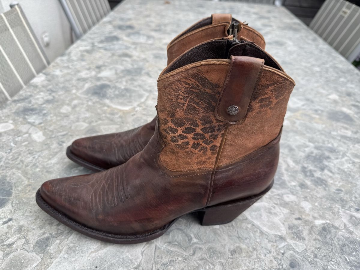 Scarpe da uomo: Echte Cowboystiefel mit Reissverschluss Gr. 41 – Usato da Winterthur venduto da sq2_q8mr 2